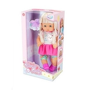 عروسک دخترانه با پیراهن وارم بیبی Warm Baby مدل RT05080-5-اسباب بازی